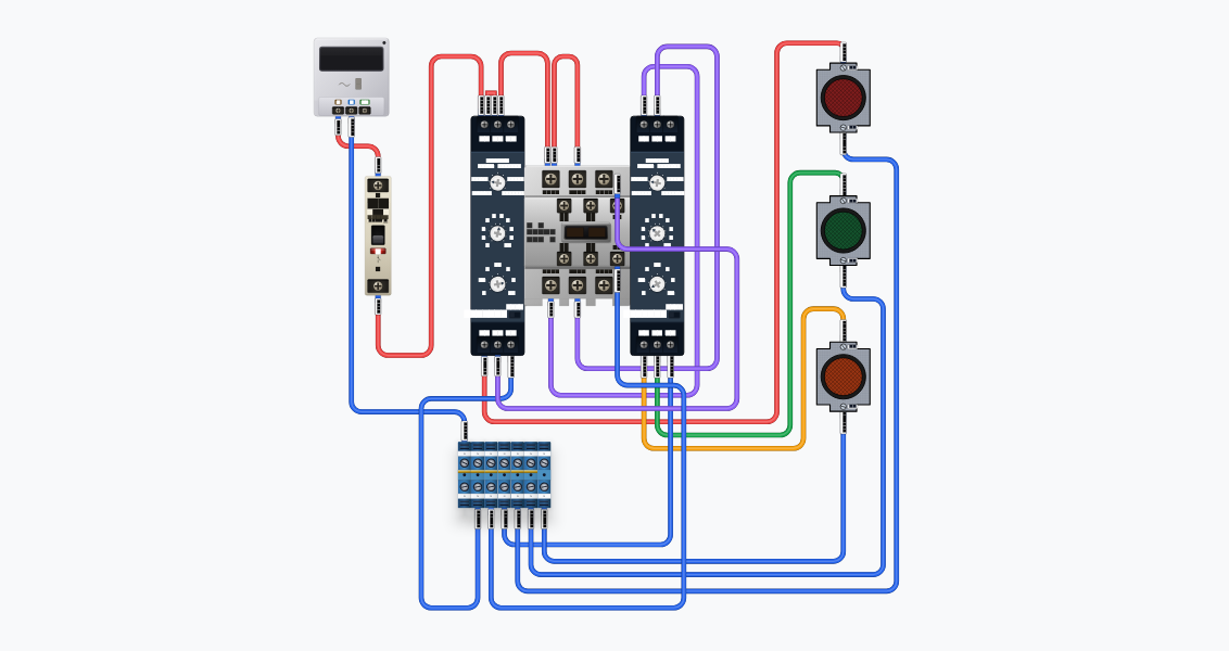 Circuit feux de circulation